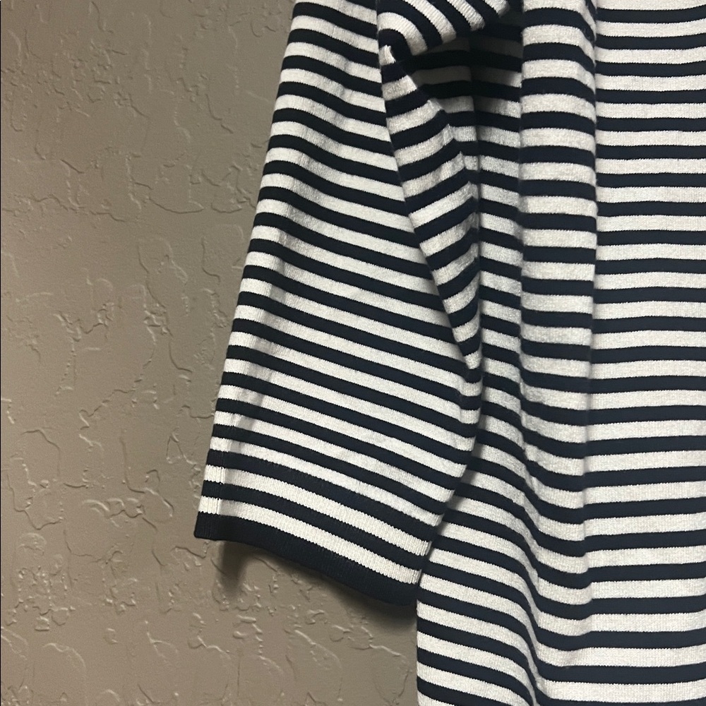 Talbots Green Striped Women's Sweater - Picture 6 of 7